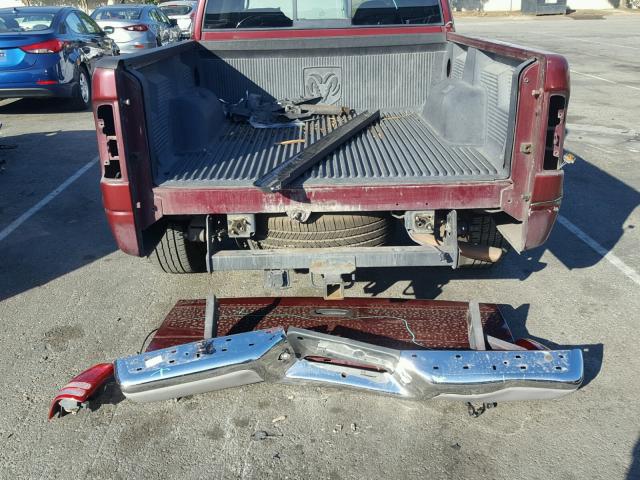 1B7HL48N12S545729 - 2002 DODGE DAKOTA QUA BURGUNDY photo 9