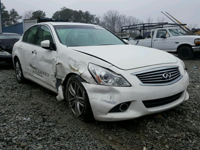 JN1CV6AR5CM978122 - 2012 INFINITI G37 WHITE photo 1