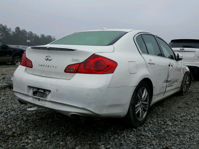 JN1CV6AR5CM978122 - 2012 INFINITI G37 WHITE photo 4