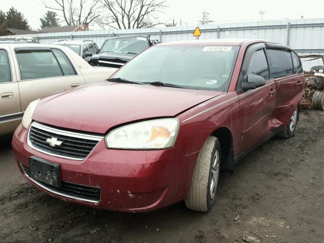 1G1ZS51F86F101755 - 2006 CHEVROLET MALIBU LS MAROON photo 2