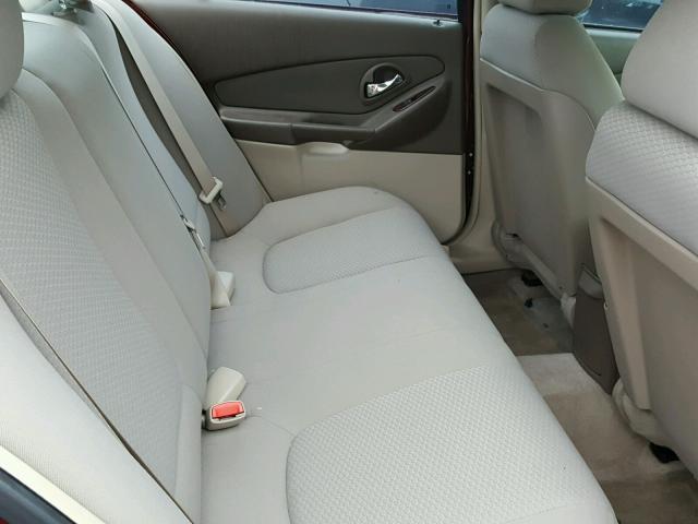 1G1ZS51F86F101755 - 2006 CHEVROLET MALIBU LS მუქწითელი ფოტო 6