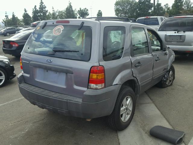 1FMCU02Z87KA29611 - 2007 FORD ESCAPE XLS GRAY photo 4