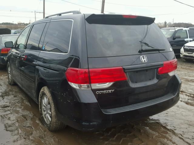 5FNRL38778B095722 - 2008 HONDA ODYSSEY EX BLACK photo 3