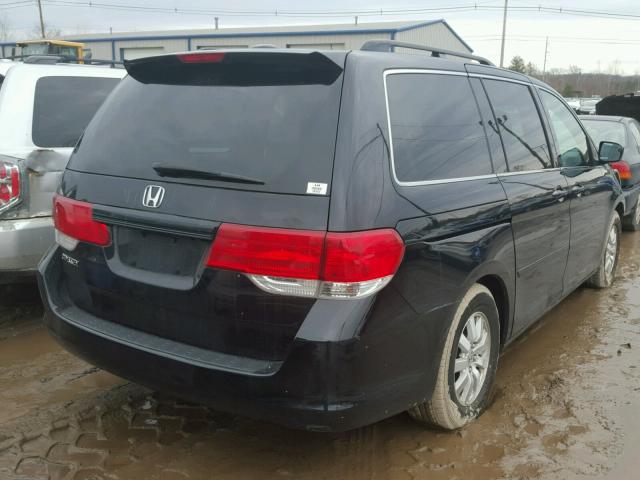 5FNRL38778B095722 - 2008 HONDA ODYSSEY EX BLACK photo 4