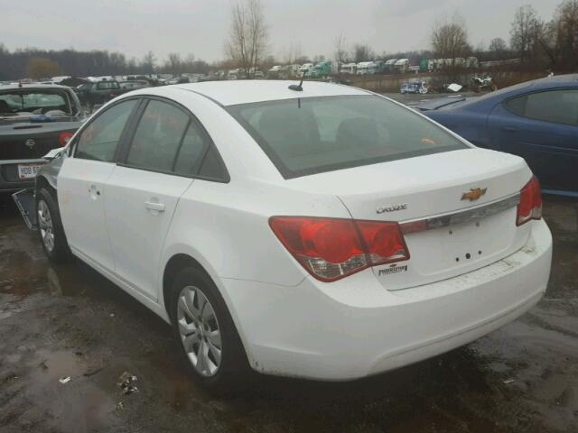 1G1PA5SH9D7191502 - 2013 CHEVROLET CRUZE LS WHITE photo 3