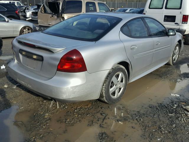 2G2WP522551179153 - 2005 PONTIAC GRAND PRIX SILVER photo 4