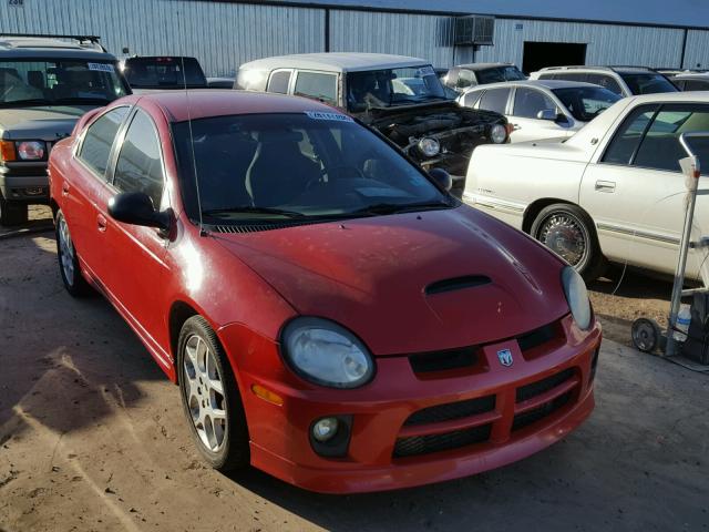 1B3ES66S43D202222 - 2003 DODGE NEON SRT-4 RED photo 1