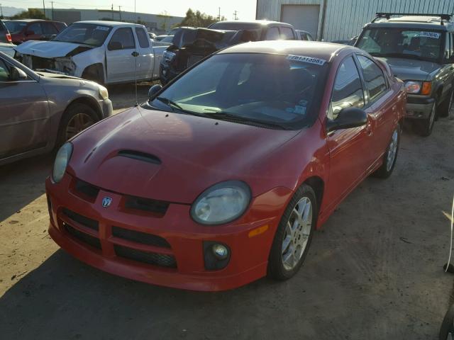 1B3ES66S43D202222 - 2003 DODGE NEON SRT-4 RED photo 2