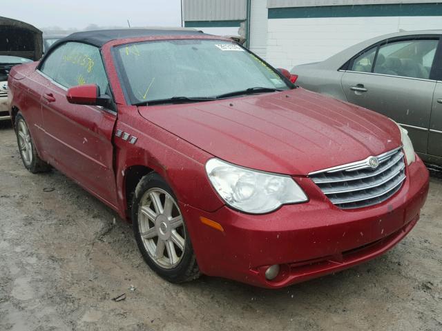 1C3LC55R38N225606 - 2008 CHRYSLER SEBRING TO RED photo 1