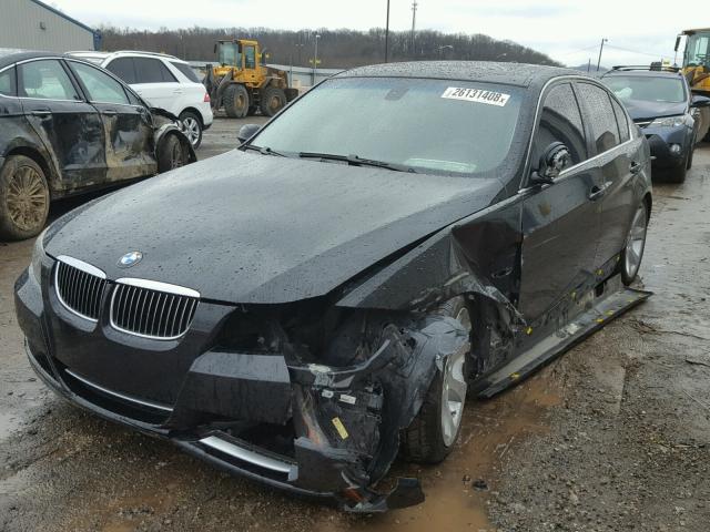 WBAVB73557P101193 - 2007 BMW 335 I BLACK photo 2