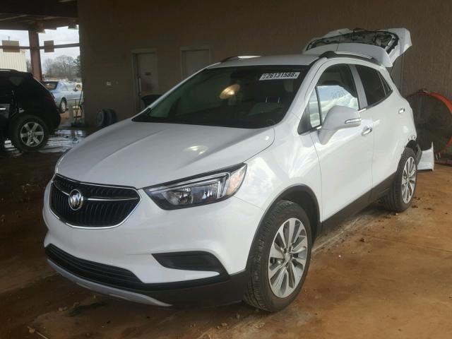 KL4CJASB5HB091145 - 2017 BUICK ENCORE PRE WHITE photo 2