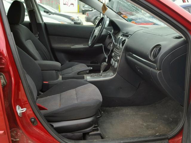 1YVFP82D845N69329 - 2004 MAZDA 6 S RED photo 5