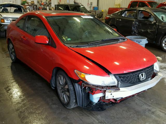 2HGFG11839H536032 - 2009 HONDA CIVIC EX RED photo 1