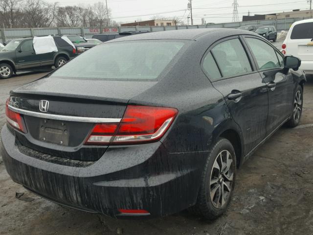 19XFB2F81FE028046 - 2015 HONDA CIVIC EX შავი ფოტო 4