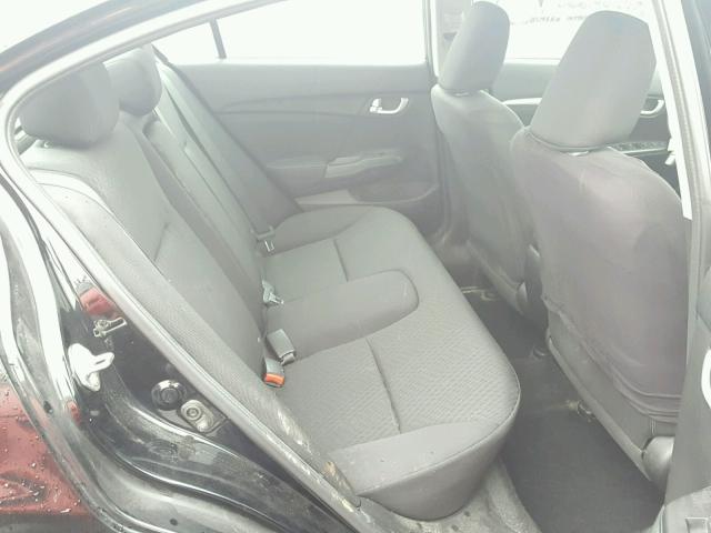 19XFB2F81FE028046 - 2015 HONDA CIVIC EX შავი ფოტო 6