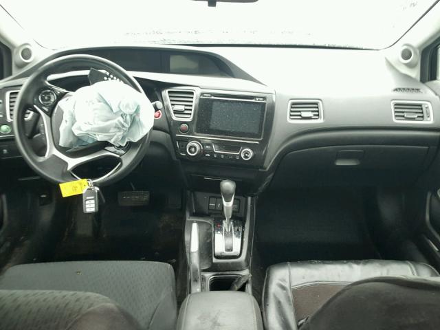 19XFB2F81FE028046 - 2015 HONDA CIVIC EX შავი ფოტო 9