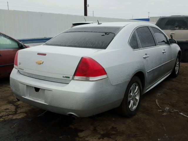 2G1WA5E39C1244674 - 2012 CHEVROLET IMPALA LS SILVER photo 4