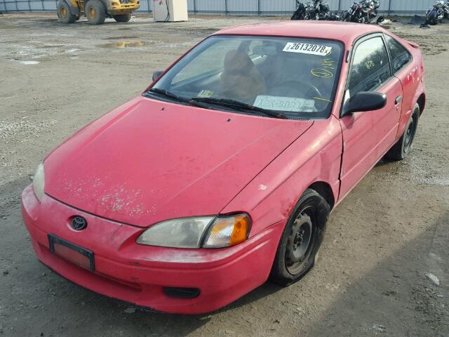 JT2CC52H5T0015742 - 1996 TOYOTA PASEO RED photo 2