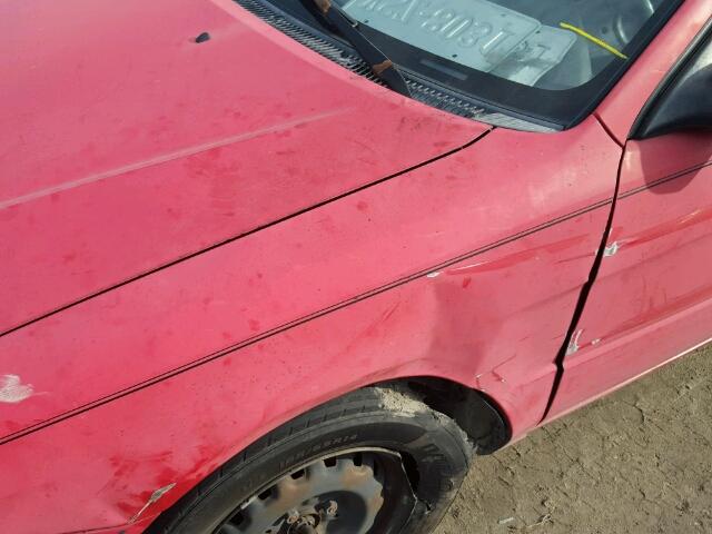 JT2CC52H5T0015742 - 1996 TOYOTA PASEO RED photo 9