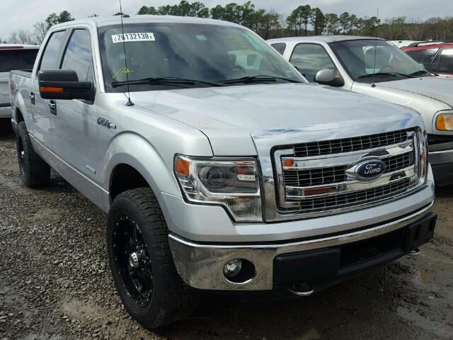 1FTFW1ET0EKF73607 - 2014 FORD F150 SUPER SILVER photo 1