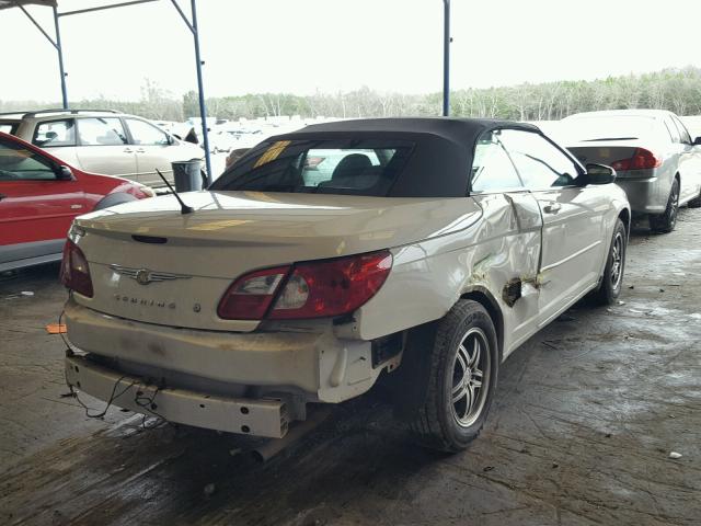 1C3LC45K58N572867 - 2008 CHRYSLER SEBRING WHITE photo 4