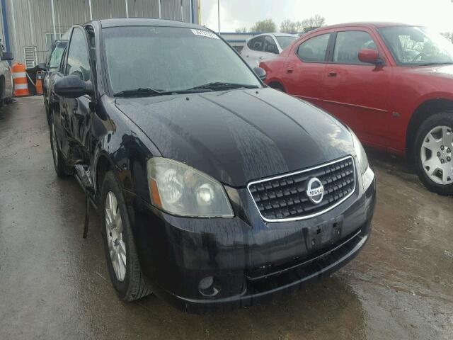 1N4AL11D76N419287 - 2006 NISSAN ALTIMA S BLACK photo 1