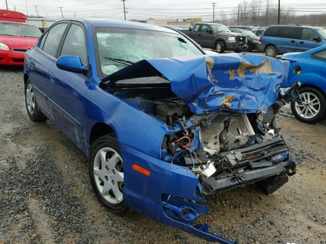 KMHDN46D86U223002 - 2006 HYUNDAI ELANTRA GL BLUE photo 1