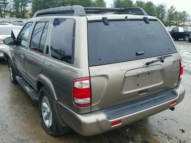 JN8DR09Y64W916012 - 2004 NISSAN PATHFINDER BEIGE photo 3