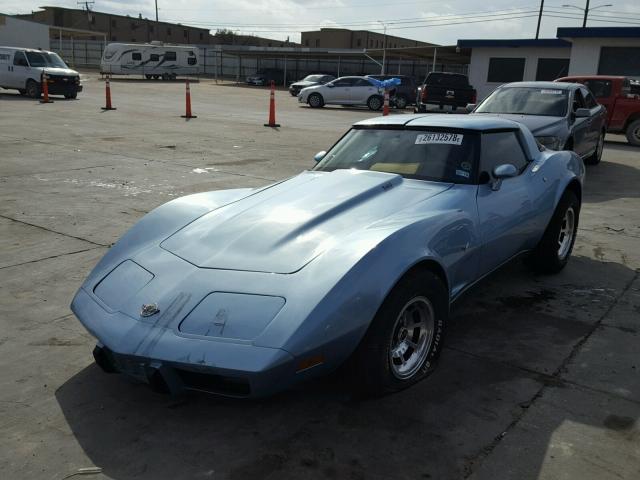 1Z8748S424863 - 1978 CHEVROLET CORVETTE BLUE photo 2