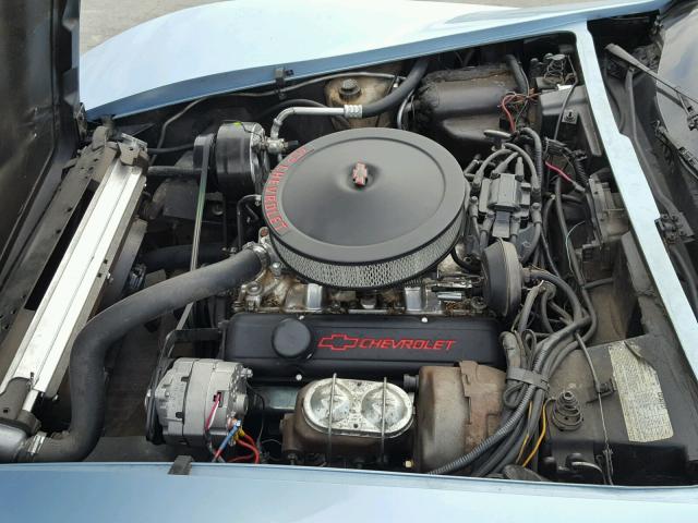 1Z8748S424863 - 1978 CHEVROLET CORVETTE BLUE photo 7