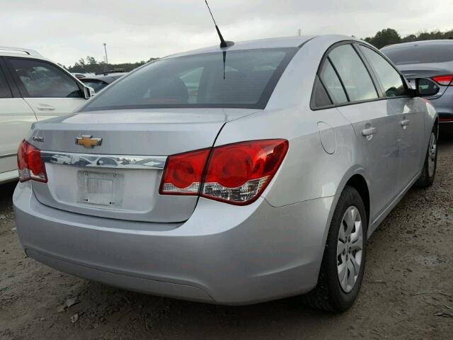 1G1PA5SH0D7226363 - 2013 CHEVROLET CRUZE LS GRAY photo 4