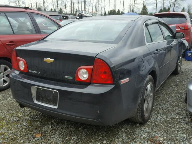 1G1ZC5E04AF250157 - 2010 CHEVROLET MALIBU 1LT BLACK photo 4