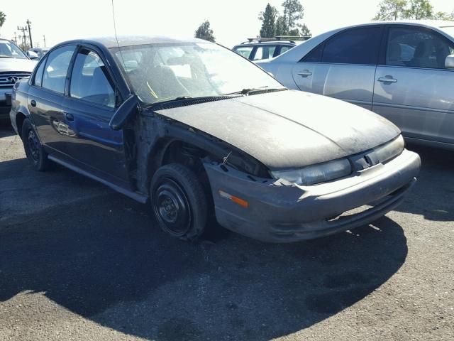 1G8ZH5288VZ185430 - 1997 SATURN SL1 BLACK photo 1