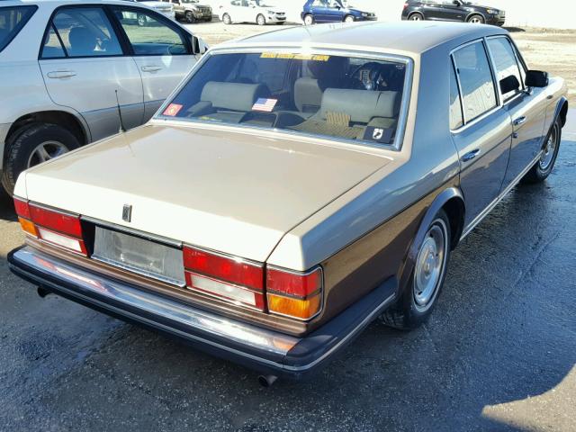 SCAZS42A8HCX16614 - 1987 ROLLS-ROYCE SILVER SPI Qəhvəyi foto 4