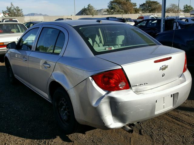 1G1AS58HX97191512 - 2009 CHEVROLET COBALT LS SILVER photo 3