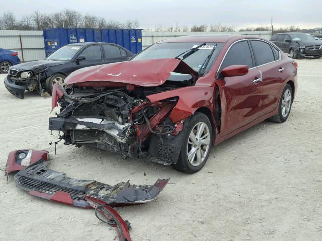 1N4AL3AP0DC114325 - 2013 NISSAN ALTIMA 2.5 MAROON photo 2