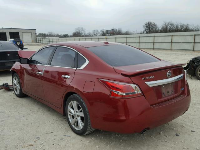 1N4AL3AP0DC114325 - 2013 NISSAN ALTIMA 2.5 MAROON photo 3