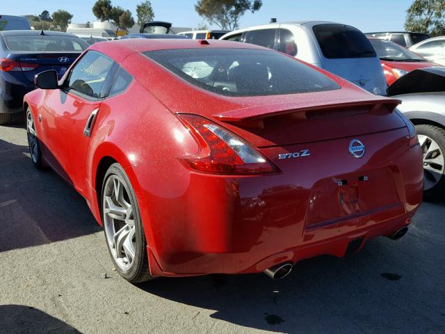 JN1AZ44E69M402380 - 2009 NISSAN 370Z RED photo 3