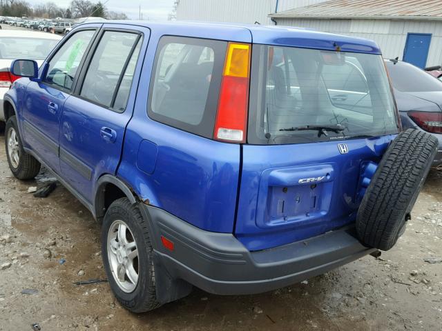 JHLRD1861YC039090 - 2000 HONDA CR-V EX BLUE photo 3