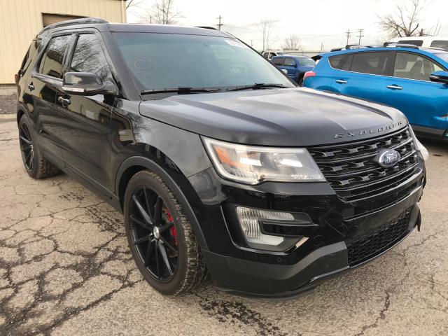 1FM5K8GT5HGA16398 - 2017 FORD EXPLORER S BLACK photo 1