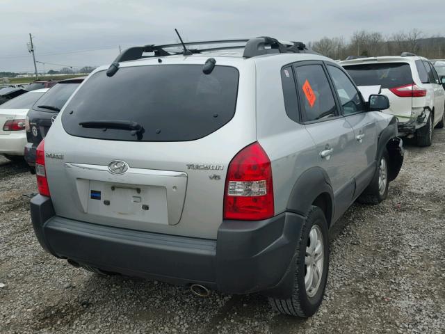 KM8JN12D47U617086 - 2007 HYUNDAI TUCSON SE SILVER photo 4