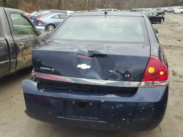 2G1WT57N891199986 - 2009 CHEVROLET IMPALA 1LT BLUE photo 9