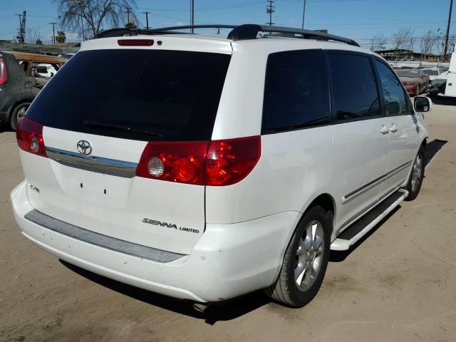 5TDZA22C06S586499 - 2006 TOYOTA SIENNA XLE WHITE photo 4