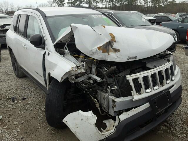 1C4NJCBA9GD536071 - 2016 JEEP COMPASS SP WHITE photo 1