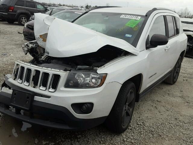 1C4NJCBA9GD536071 - 2016 JEEP COMPASS SP WHITE photo 2