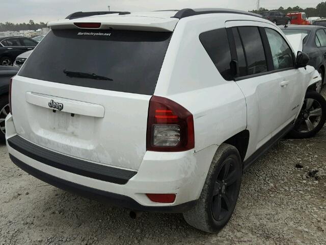 1C4NJCBA9GD536071 - 2016 JEEP COMPASS SP WHITE photo 4