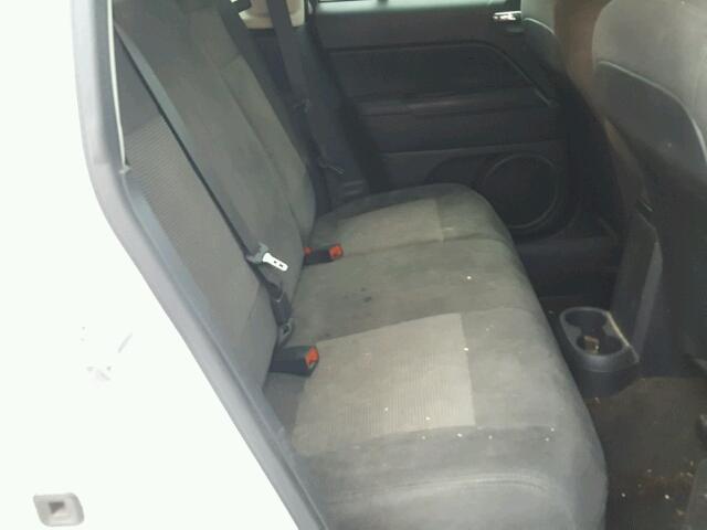 1C4NJCBA9GD536071 - 2016 JEEP COMPASS SP WHITE photo 6