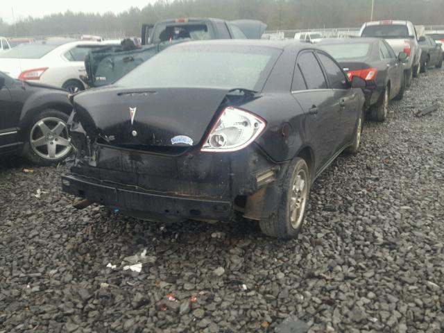 1G2ZF57B584305500 - 2008 PONTIAC G6 VALUE L BLACK photo 4