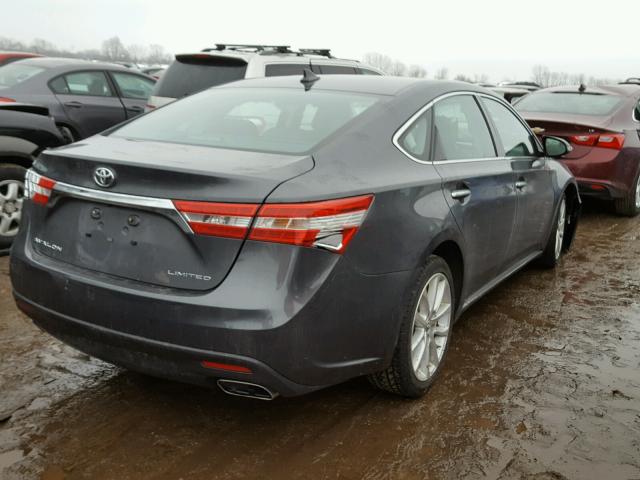 4T1BK1EB2DU001938 - 2013 TOYOTA AVALON BAS GRAY photo 4