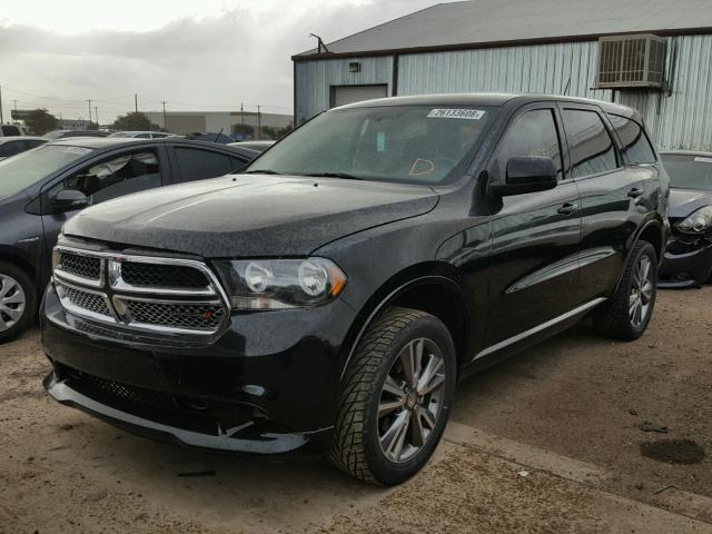 1C4RDHAGXDC653588 - 2013 DODGE DURANGO SX BLACK photo 2